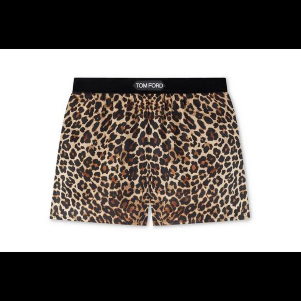 Tom Ford Size Medium leopard shorts
